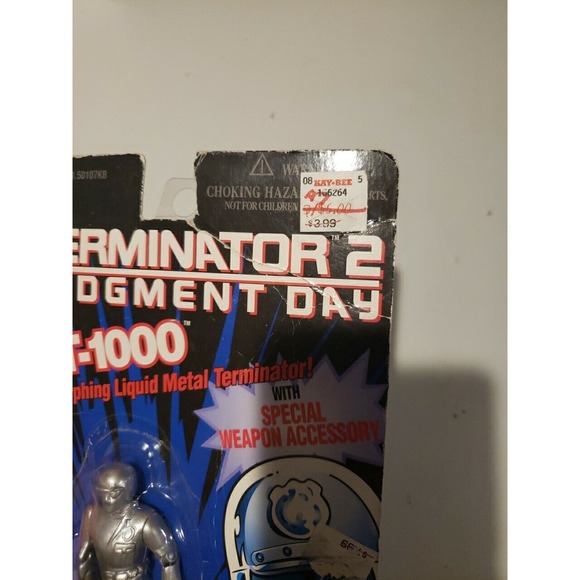 Terminator 2 Judgement Day T-1000 With Special Weapon Toy Island New And Sealed - Picture 3 of 8